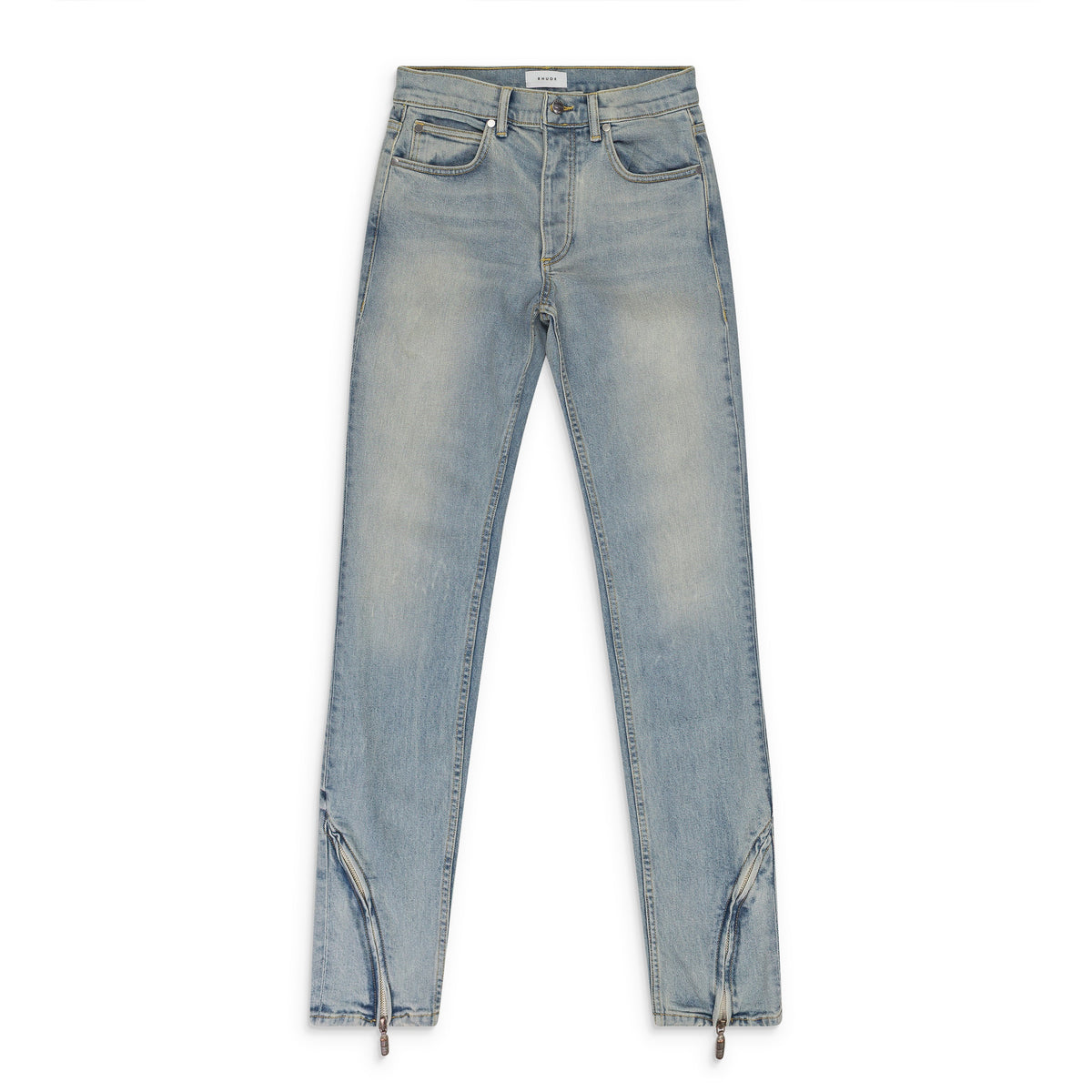 LIGHT BLUE DENIM STRAIGHT-FIT JEANS – Shop The Sample