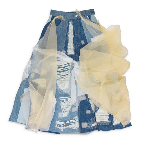 BLUE ALTITUDE DENIM SKIRT